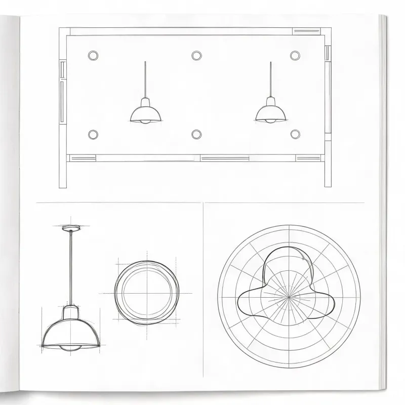Lighting project journal workspace
