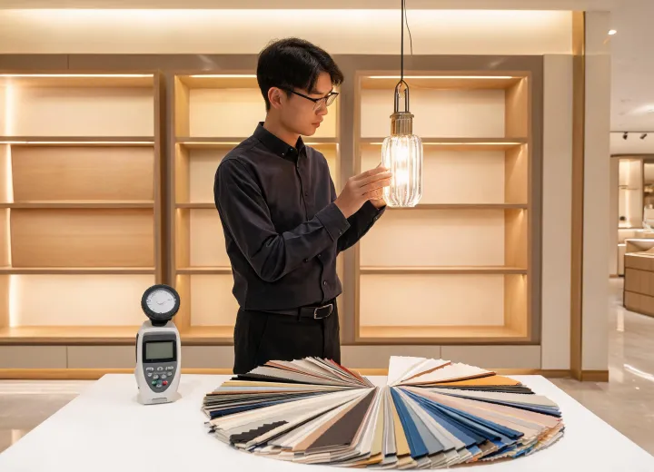 Retail lighting sample review